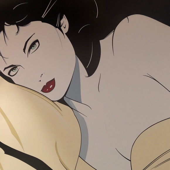 Vintage litheograph of a drawing by Patrick Nagel - Picture 2 of 3